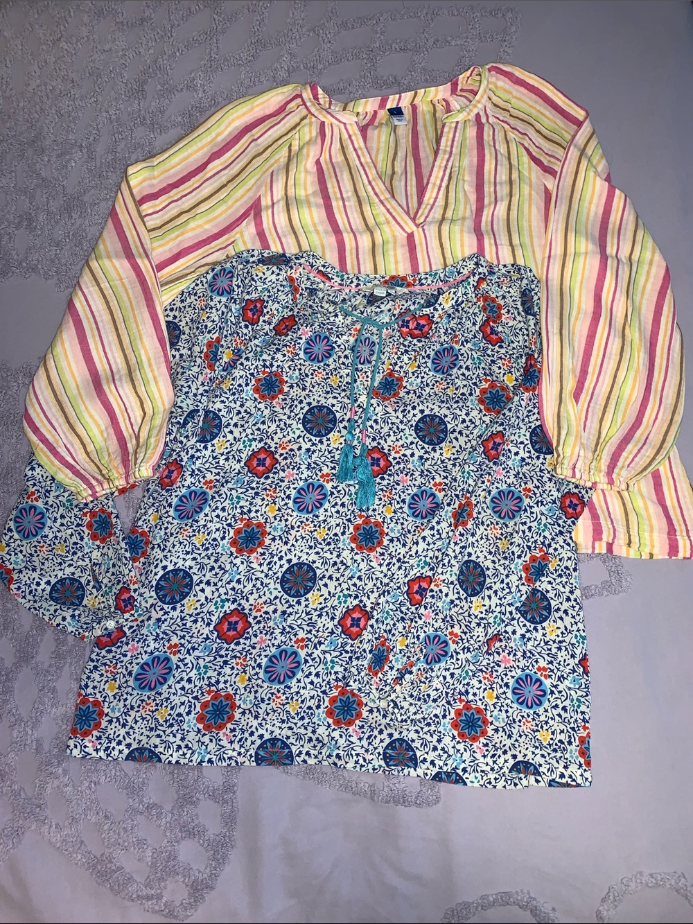 Gauzy Peasant Top Bundle~Large Old Navy~ Boden Cotton